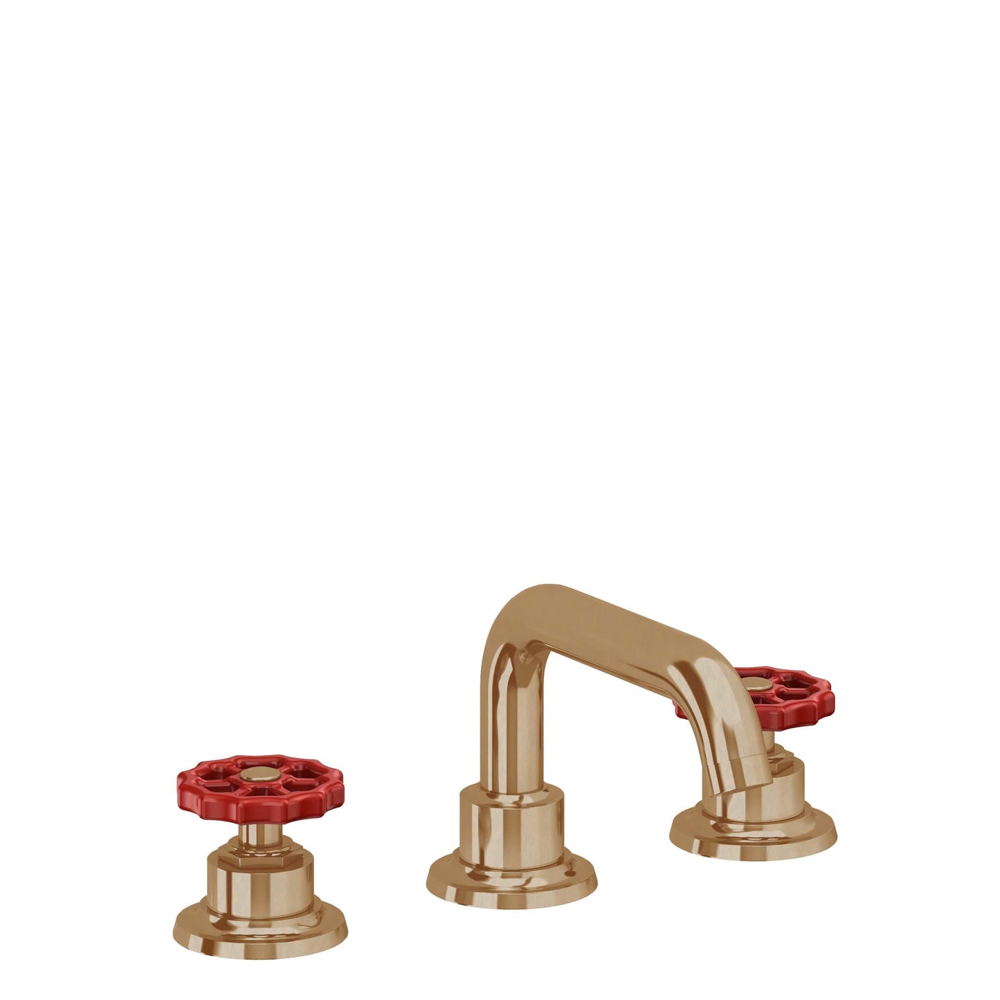 California Faucets 8002WR  Descanso Works  8" Widespread Lavatory Faucet with ZeroDrain