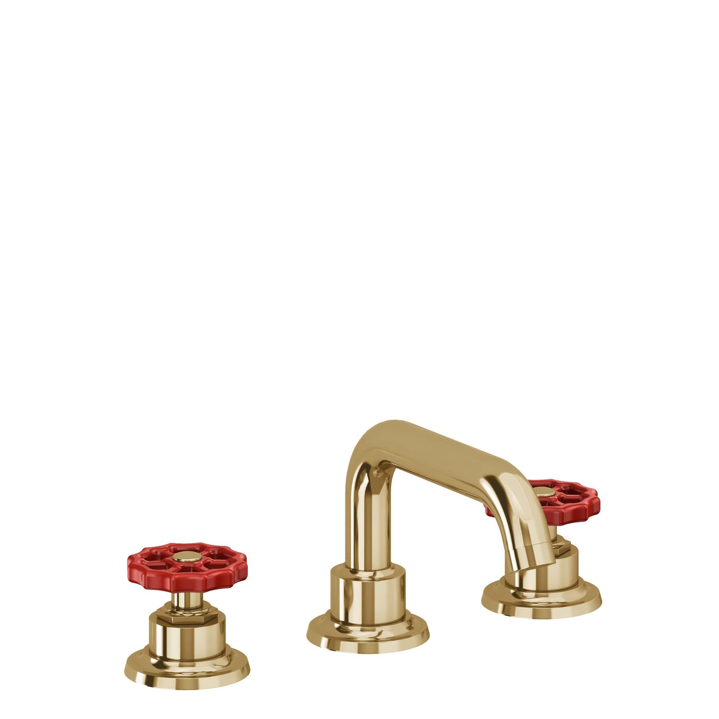 California Faucets 8002WR  Descanso Works  8" Widespread Lavatory Faucet with ZeroDrain