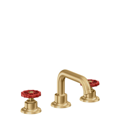 California Faucets 8002WR  Descanso Works  8" Widespread Lavatory Faucet with ZeroDrain
