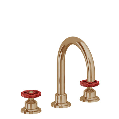 California Faucets 8102WR  Descanso Works  8" Widespread Lavatory Faucet with ZeroDrain