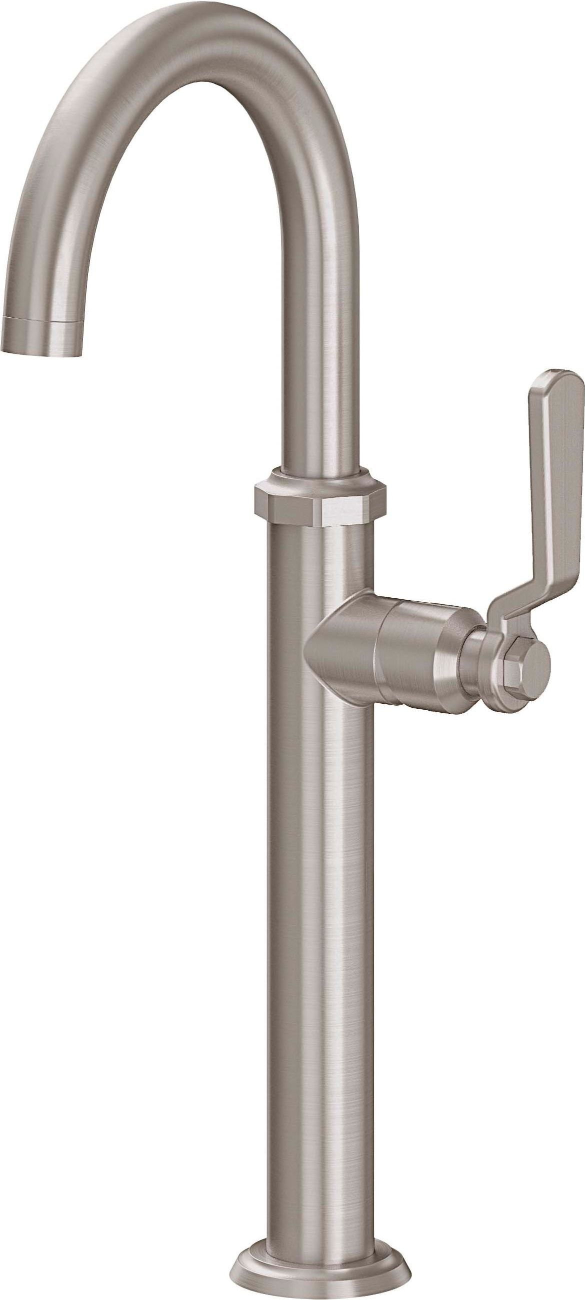 California Faucets Descanso Works 8109W-1 Single Hole Lavatory/Bar/Prep Faucet - Low Spout