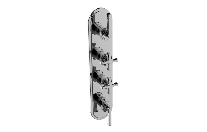 GRAFF Vignola G-8188-ALM60C20-T Traditional M-Series Valve Trim with Four Handles