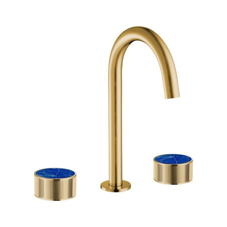 MAIER 82075J Bespoke Wide Spread Lav Stripes Handle and Lapis Iazuli Inlay Secondary image