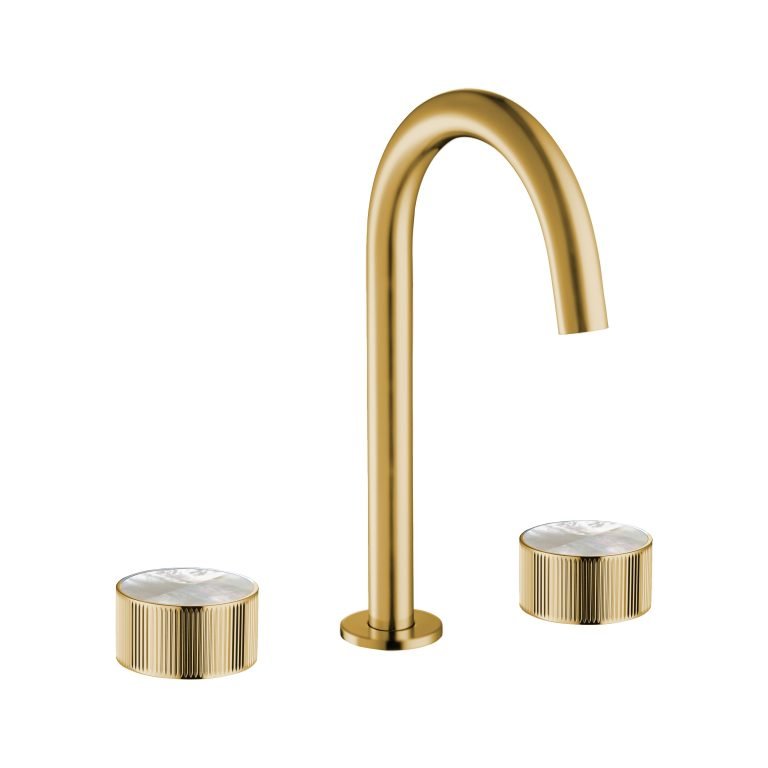 MAIER 82075J Bespoke Wide Spread Lav Stripes Handle and Mother of Pearl White Inlay Secondary image