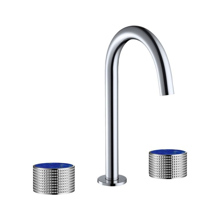 MAIER 82075J Bespoke Wide Spread Lav Dots Handle and Lapis Iazuli Inlay Main image