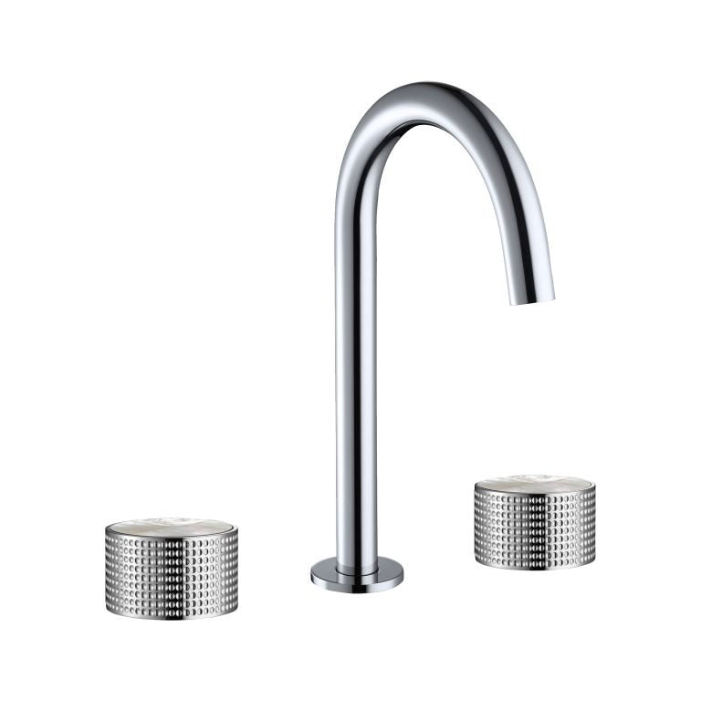 MAIER 82075J Bespoke Wide Spread Lav Dots Handle and Mother of Pearl White Inlay Main image
