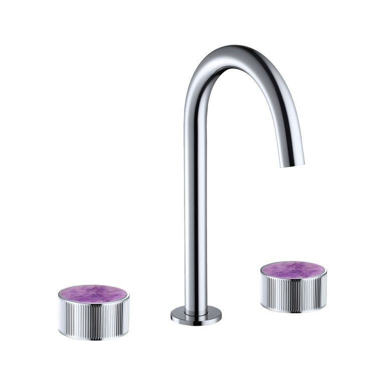 MAIER 82075J Bespoke Wide Spread Lav Stripes Handle and Amethyst Inlay Main image
