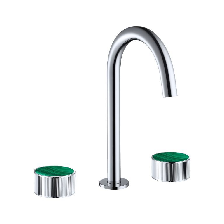 MAIER 82075J Bespoke Wide Spread Lav Stripes Handle and Malachite Inlay Main image