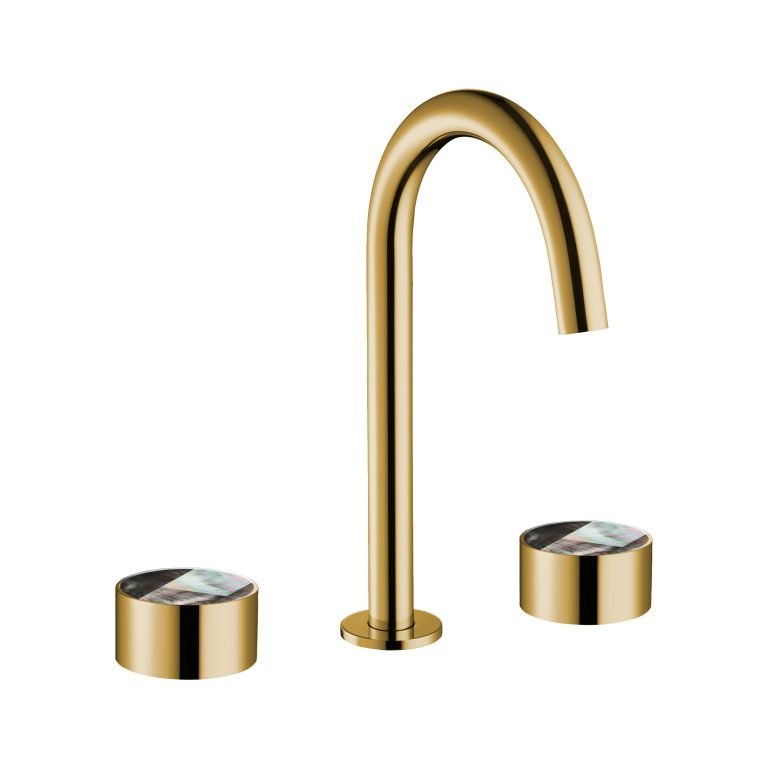 MAIER 82075J Bespoke Wide Spread Lav Plain Handle and Mother of Pearl Grey Inlay