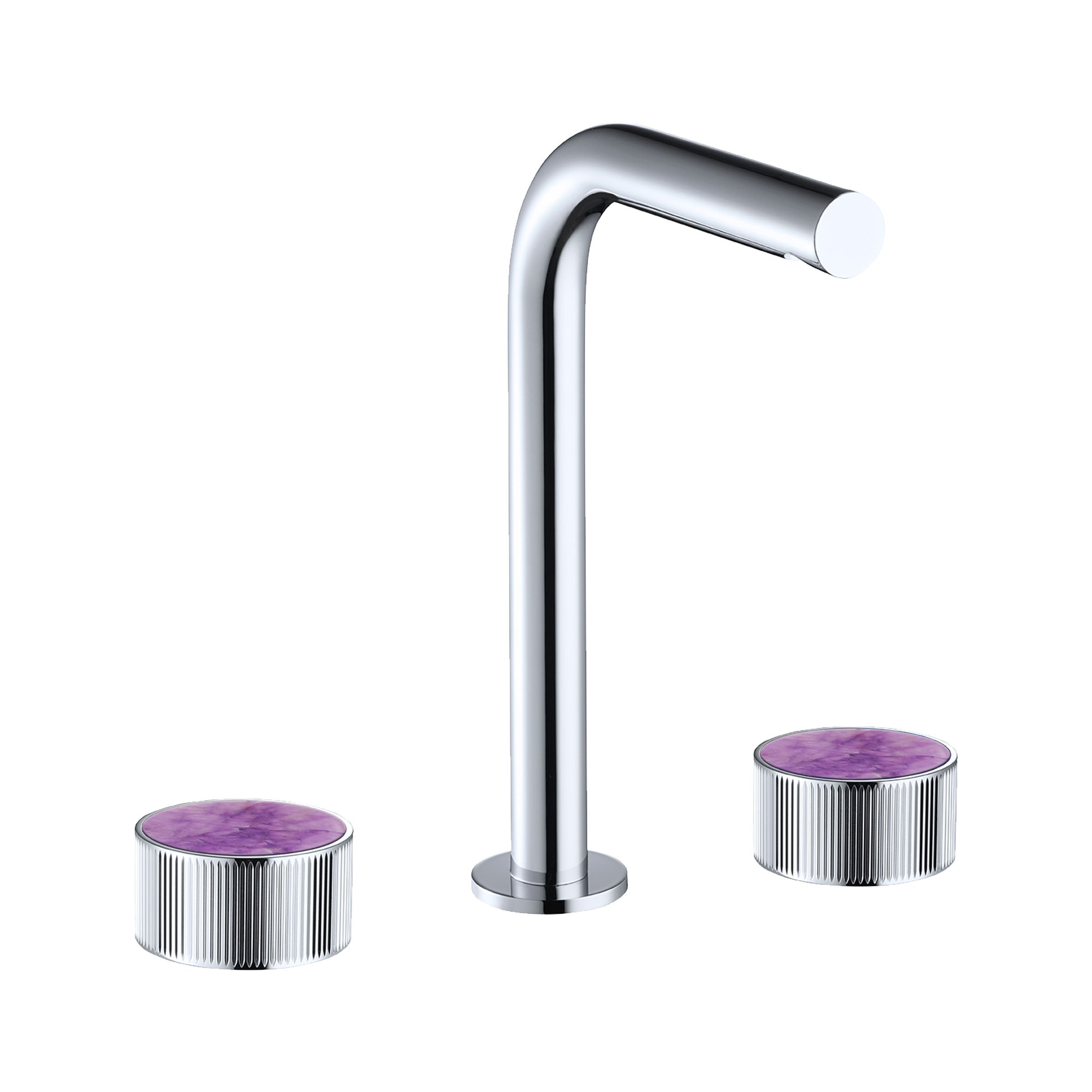 MAIER 82075L Bespoke Wide Spread Lav Dots Handle and Lapis Iazuli Inlay Secondary image