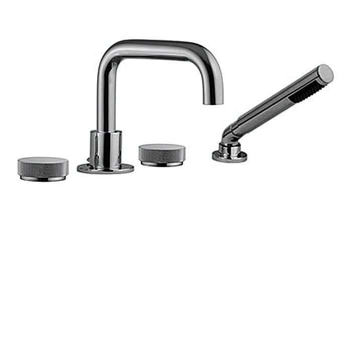 CABANO 82307 4 Piece deck mount tub filler with hand spray Main image