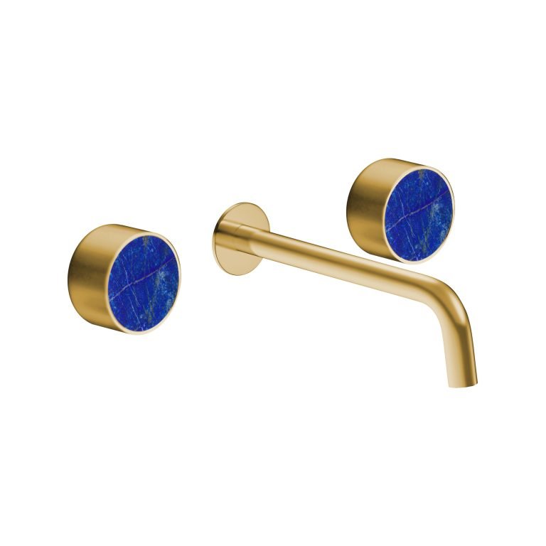 MAIER 82307 Bespoke Wallmount Lav Plain Handle and Lapis Iazuli Inlay Secondary image