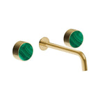 MAIER 82307 Bespoke Wallmount Lav Dots Handle and Malachite Inlay