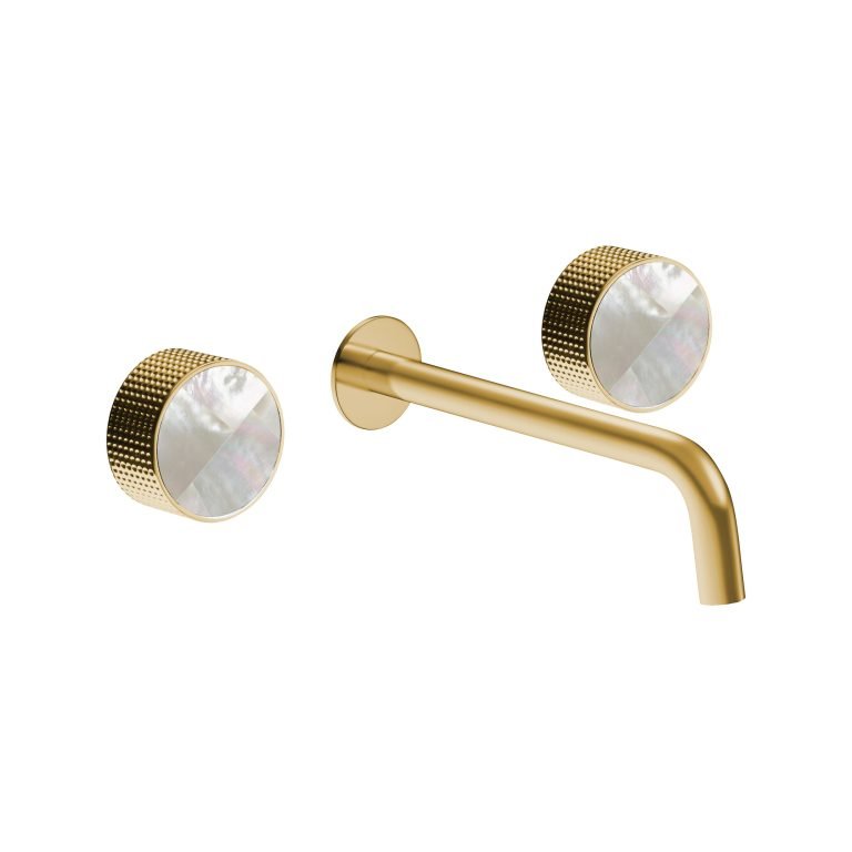 MAIER 82307 Bespoke Wallmount Lav Dots Handle and Mother of Pearl White Inlay Secondary image