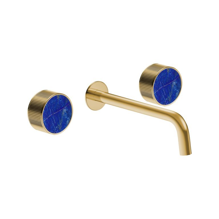 MAIER 82307 Bespoke Wallmount Lav Stripes Handle and Lapis Iazuli Inlay Secondary image