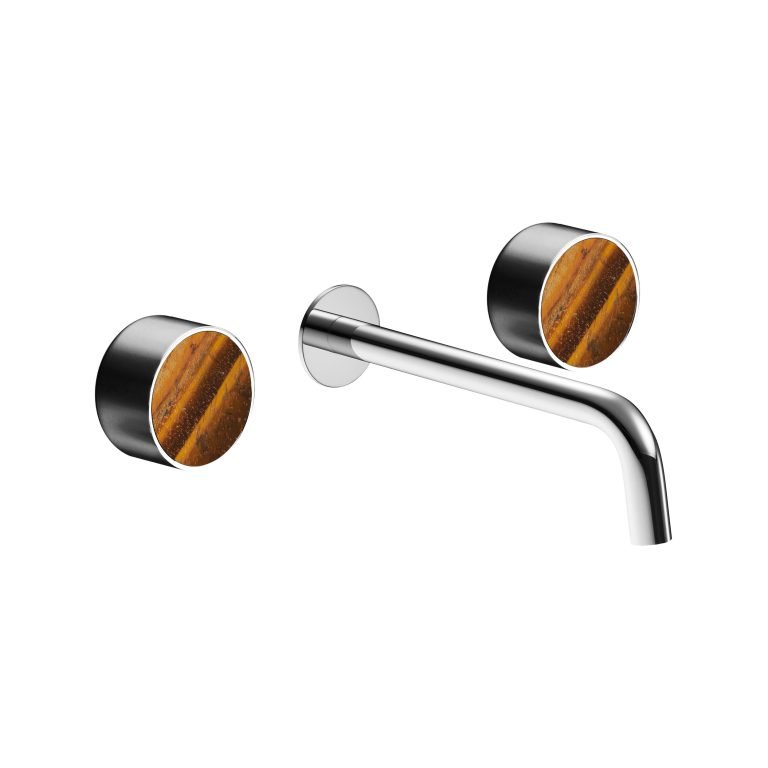MAIER 82307 Bespoke Wallmount Lav Plain Handle and Tiger Eye Inlay Main image