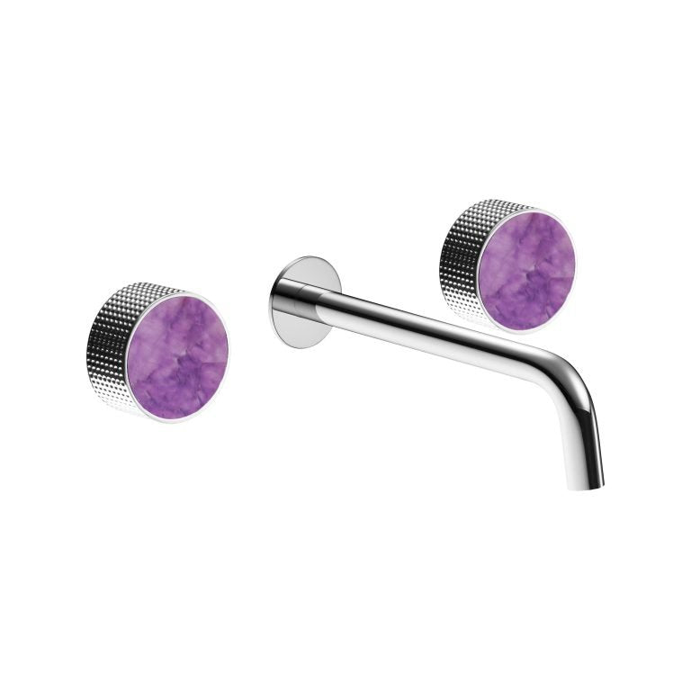 MAIER 82307 Bespoke Wallmount Lav Dots Handle and Amethyst Inlay Main image