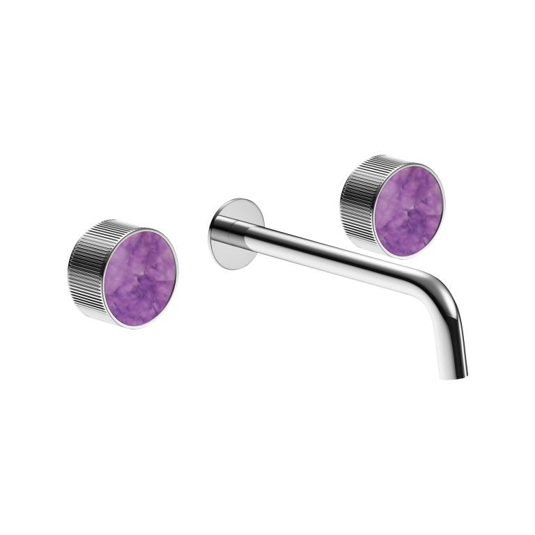 MAIER 82307 Bespoke Wallmount Lav Stripes Handle and Amethyst Inlay Main image