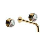 MAIER 82307 Bespoke Wallmount Lav Plain Handle and Mother of Pearl Grey Inlay