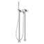 MAIER 82512 Bespoke Floor Mount Tub Filler Plain Handle and Mother of Pearl White Inlay