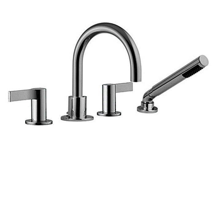 CABANO 84304 4 Piece deck mount tub filler with hand spray Main image