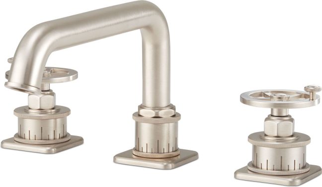 CALIFORNIA FAUCETS 8508W Steampunk Bay Complete Roman Tub Set - Low Quad Spout
