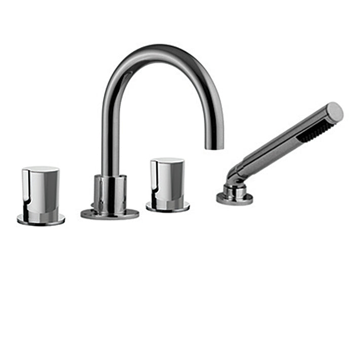 CABANO 85304 4 Piece deck mount tub filler with hand spray Main image