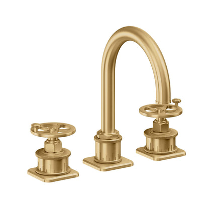 California Faucets 8602W  Steampunk Bay  8" Widespread Lavatory Faucet with ZeroDrain