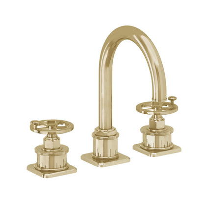 California Faucets 8602W  Steampunk Bay  8" Widespread Lavatory Faucet with ZeroDrain