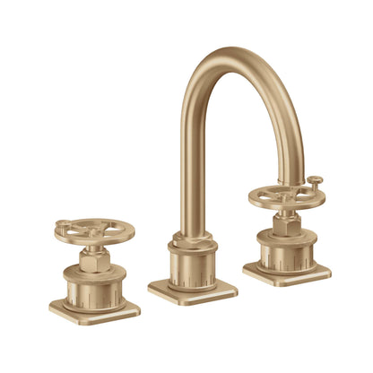 California Faucets 8602W  Steampunk Bay  8" Widespread Lavatory Faucet with ZeroDrain