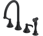 RUBINET 8AETSL Etruscan Widespread Kitchen Set with Hand Spray
