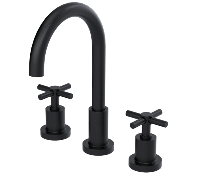 RUBINET 8AGLC Genesis Widespread Kitchen Set with LaSalle Spout