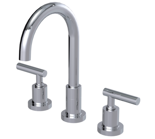 RUBINET 8AGLL Genesis Widespread Kitchen Set with LaSalle Spout