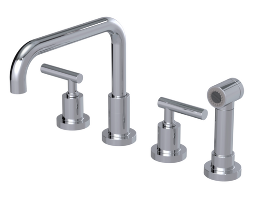 RUBINET 8AGNSL Genesis Widespread Kitchen Set with Hand Spray