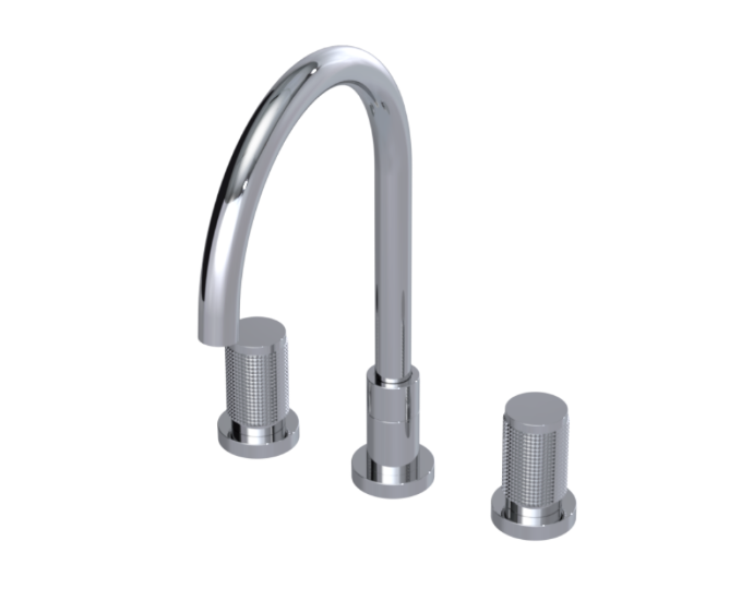 RUBINET 8AHOR H2O Widespread Kitchen Set