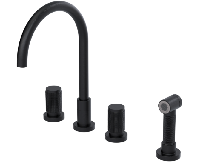 RUBINET 8AHOSR H2O Widespread Kitchen Set with Hand Spray Secondary image