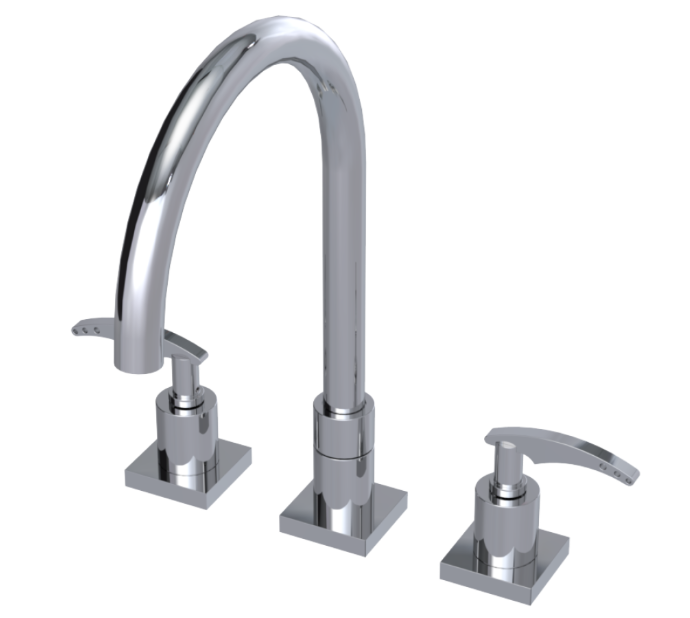 RUBINET 8ALAL LaSalle Widespread Kitchen Set