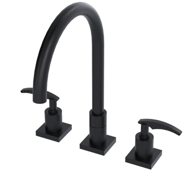 RUBINET 8ALAL LaSalle Widespread Kitchen Set