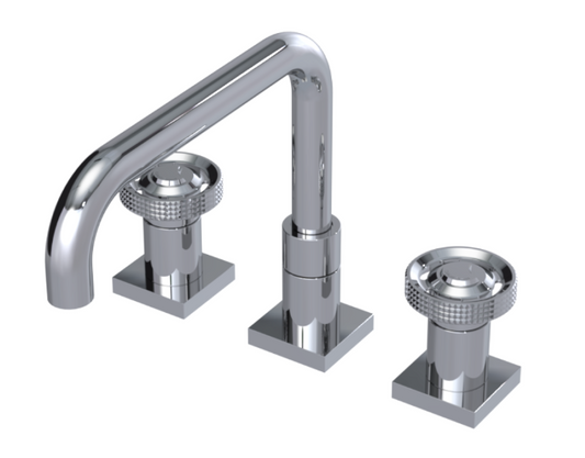 RUBINET 8ALGR LaSalle Widespread Kitchen Set with Genesis Spout