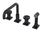 RUBINET 8ALGSR LaSalle Widespread Kitchen Set with Genesis Spout with Hand Spray