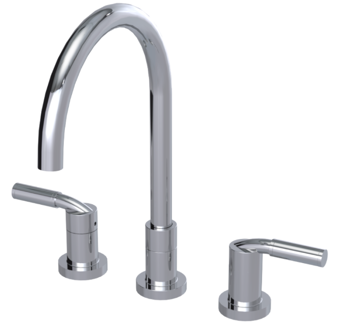 RUBINET 8ANVL Nouveau Widespread Kitchen Set Main image