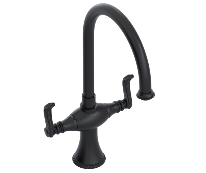 RUBINET 8DETL Etruscan Two Handle Single Hole Kitchen Set