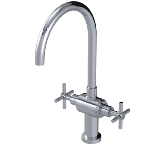 RUBINET 8DGLC Genesis Two Handle Single Hole Kitchen Set with LaSalle Spout