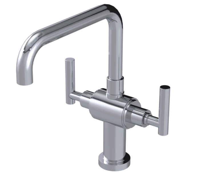 RUBINET 8DGNL Genesis Two Handle Single Hole Kitchen Set