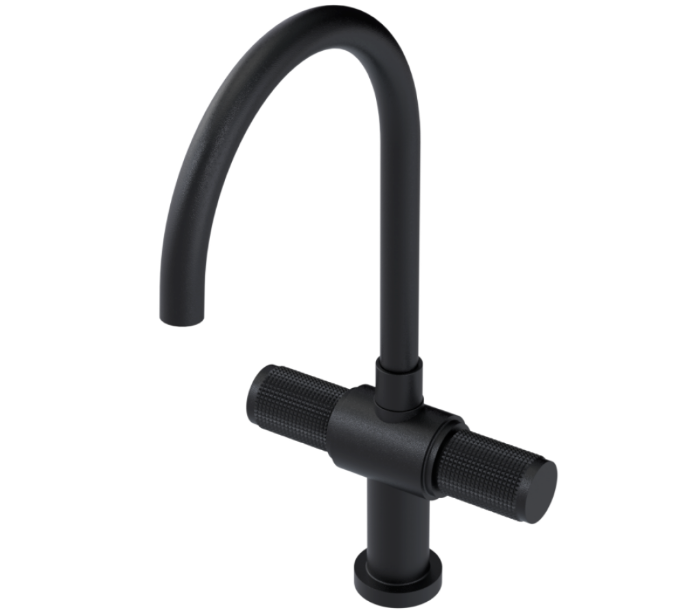 RUBINET 8DHOR H2O Two Handle Single Hole Kitchen Set