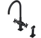 RUBINET 8DLASC LaSalle Two Handle Single Hole Kitchen Set with Hand Spray