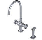 RUBINET 8DLASR LaSalle Two Handle Single Hole Kitchen Set with Hand Spray
