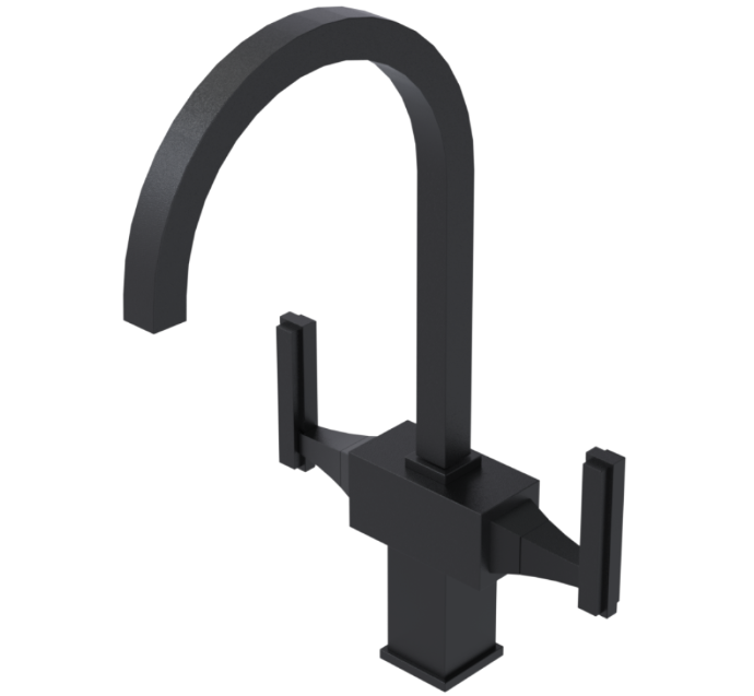 RUBINET 8DMQL Matthew Quinn Two Handle Single Hole Kitchen Set