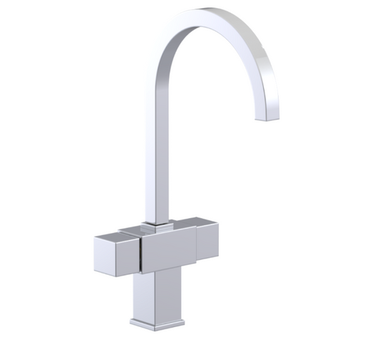 RUBINET 8DRSQ Seven Two Handle Single Hole Kitchen Set