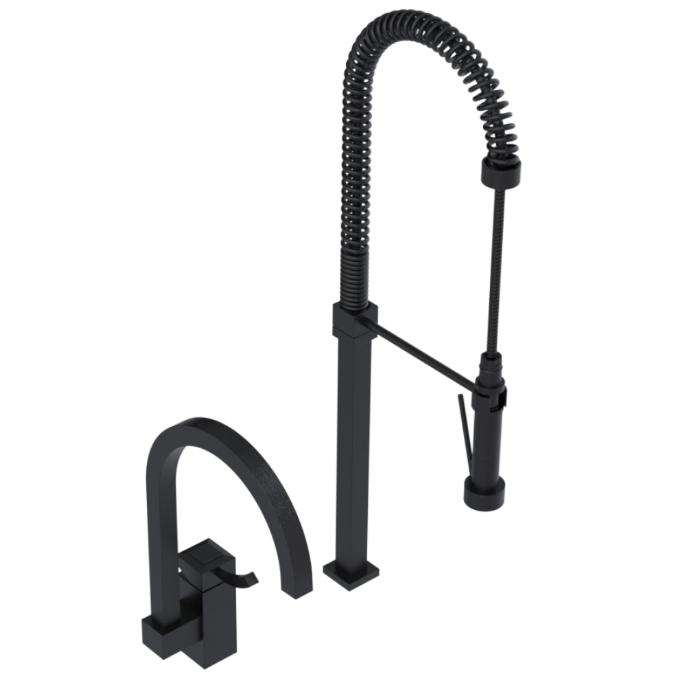 RUBINET 8IICL Ice Single Control Kitchen Set with Industrial Spray